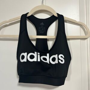 🖤🤍 Adidas Climalite Black & White Racerback Active Sports Bra 🤍🖤